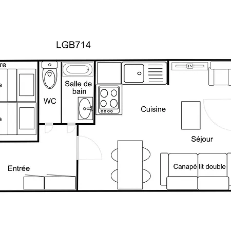 Apartment 2 Pieces Confortables, Skis Aux Pieds, Proche Commerces, 4 Pers - Fr-1-182a-5
